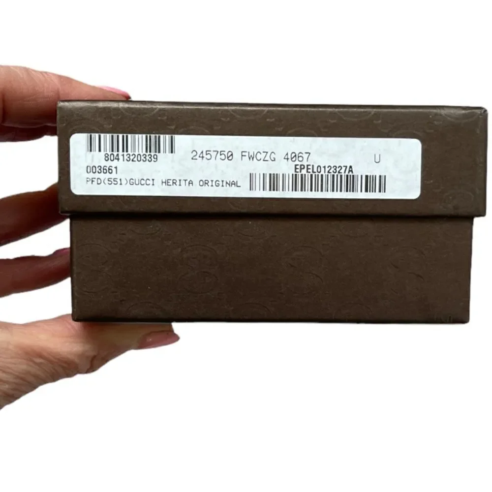 Gucci Heritage Horsebit Web Continental Wallet Clutch - Picture 6 of 11